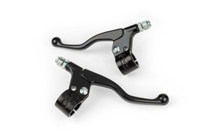 Brake Levers + Mounts (x2) black short universal
