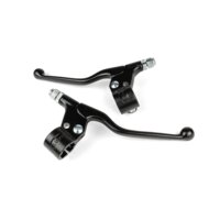 Brake Levers + Mount (x2) black long universal