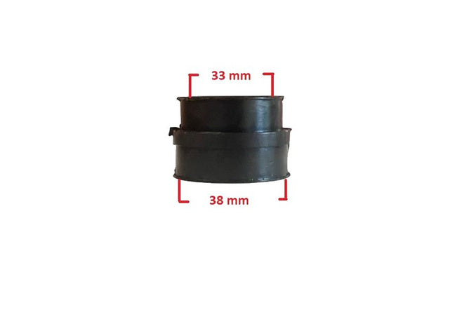 Intake Rubber 33 / 38mm straight