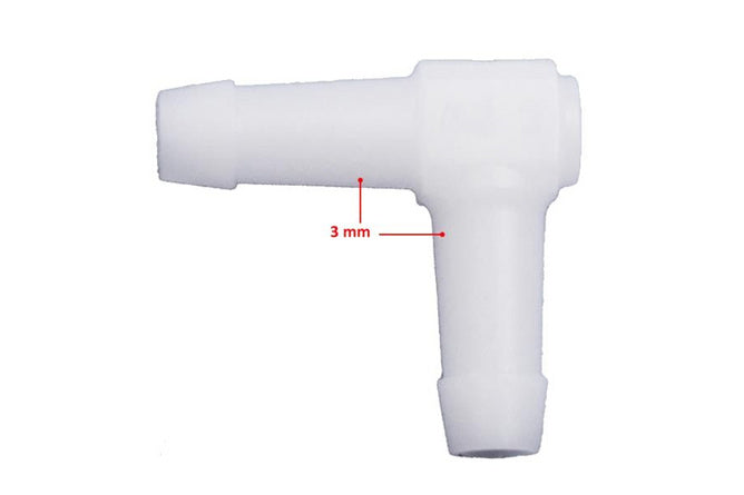Hose Connector 90° - 3mm (x1)