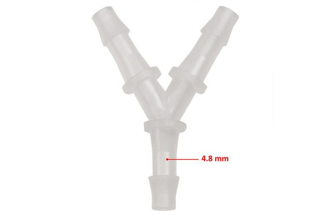 Hose Connector Y-piece – 4.8mm (x1)