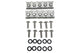 Fairing Screws M6x15 Allen head domed + clip nuts (x10)