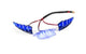 LED Lighting for front air intake Piaggio Zip SP2 Blue