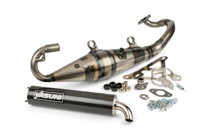 Exhaust Yasuni R-Pro Peugeot liegend / Morini Carbon