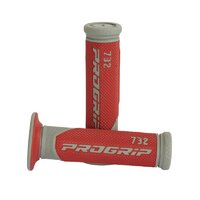 Handlebar Grips Progrip 732 Red / Grey