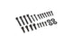 Fairing Screws Steel Piaggio TPH / NRG Black