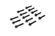 Screw Set CVT cover Piaggio 2T / 4T Black
