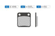 Brake Pads front Polini Original Peugeot Vivacity