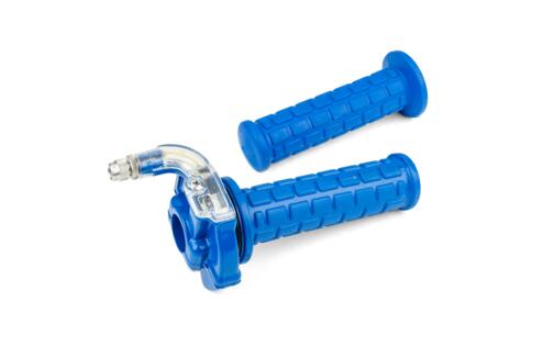 Throttle Grip Mini Targa metal blue