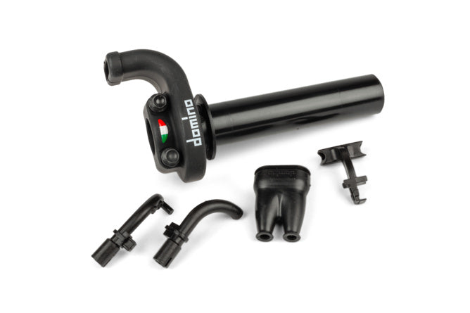Quick-Action Throttle Set Domino KRE 03 Offroad 2.6°/ 45mm black
