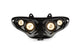 Headlight Quattro ODF Gilera Runner / Hussar black