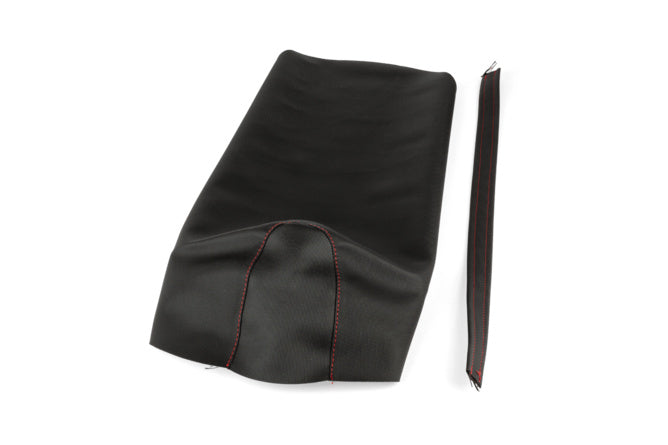 Seat Cover non-slip black / red Piaggio Zip SP2