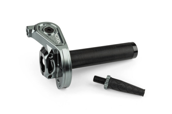 Quick-Action Throttle Voca Bestia CNC 90º Alu Silver