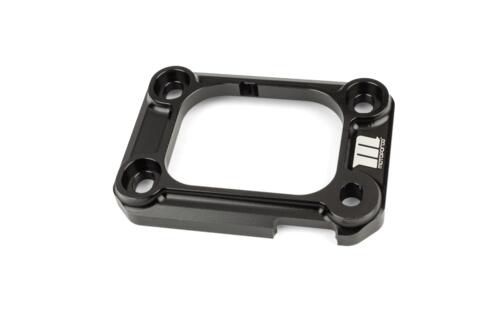 Retaining Plate intake manifold Motoforce Racing AM6 / Derbi black