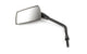 Mirror left matte black Groove D.8mm