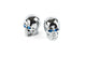 Valve Caps Skull chrome