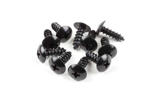 Fairing Screws M5x12 aluminium black (x 10)
