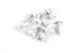 Fairing Screws M5x12 aluminium white (x 10)
