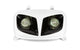 Headlight Mask (twin) white / black Yamaha BW's after 2004