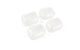 Indicator Lenses front / rear white Peugeot TKR / Squab / Derbi Senda L / XP6