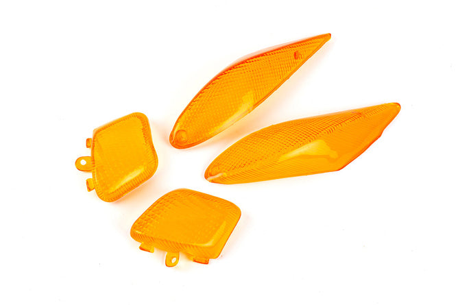 Indicator Lenses front / rear orange Yamaha Spy