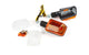 Indicators Mini Rectangle carbon / orange + white