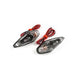 Indicators / Lamps glue-on drop-shaped Wing black