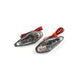 Indicators / Lamps glue-on drop-shaped Wing carbon