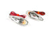 Indicators / Lamps glue-on drop-shaped Wing chrome