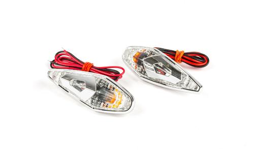 Indicators / Lamps glue-on drop-shaped Wing chrome