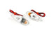 Indicators / Lamps glue-on drop-shaped Wing white