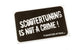 Sticker Scootertuning is not a crime black/ white