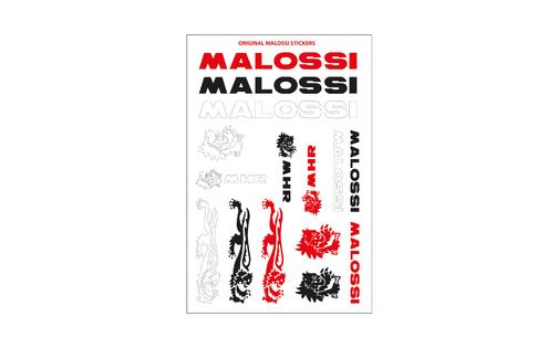 Sticker Sheet Malossi Mini 11,5x16,8cm black / red / white