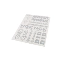 Sticker Sheet Kit Sponsor silver