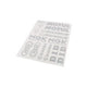 Sticker Sheet Kit Sponsor silver