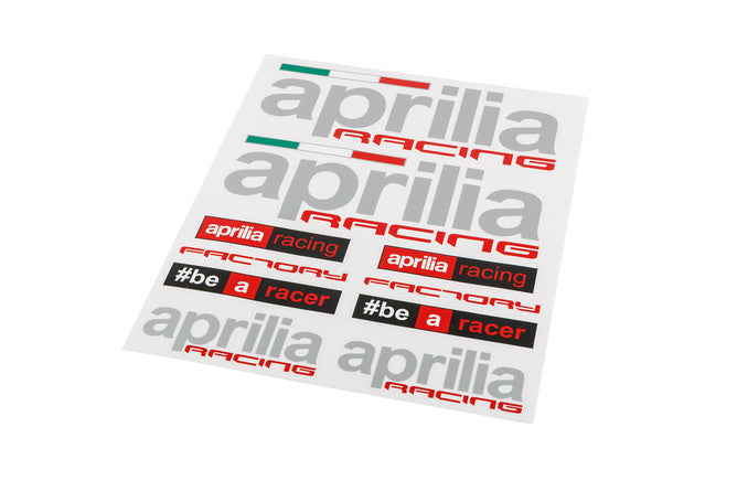 Sticker Sheet Aprilia Racing 25x20cm