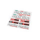 Sticker Sheet Aprilia Racing 25x20cm